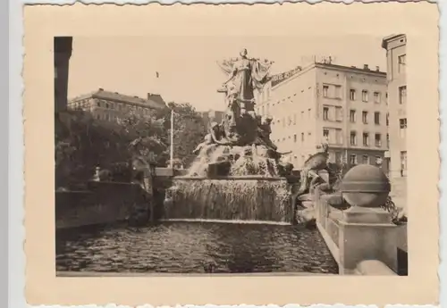 (F13579) Orig. Foto Stettin, Szczecin, Manzelbrunnen 1938