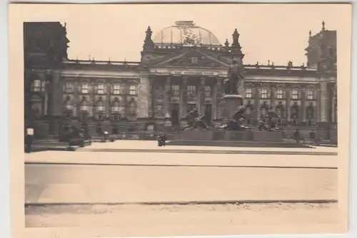 (F13566) Orig. Foto Berlin, Reichstagsgebäude 1938
