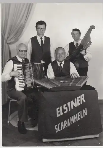(F13364) Orig. Foto Musik-Ensemble "Elstner Schrammeln" nach 1945