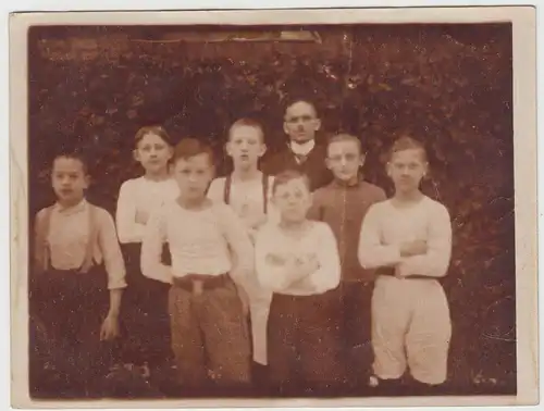 (F13179) Orig. Foto Kinder, Jungs, Gruppenbild 1920er