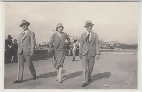 (F13172) Orig. Foto Kuba, Havanna, Spaziergang am Malecón 1930