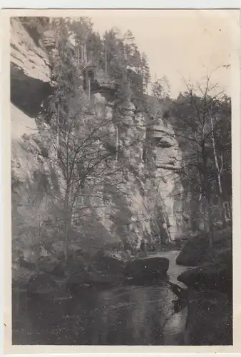 (F13105) Orig. Foto an der Edmundsklamm 1929