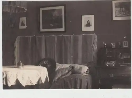 (F12965) Orig. Foto Das kleine Zimmer, Zimmereinrichtung um 1925