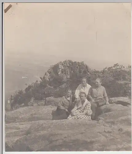 (F12948) Orig. Foto Frauen bei einer Bergwanderung, um 1925