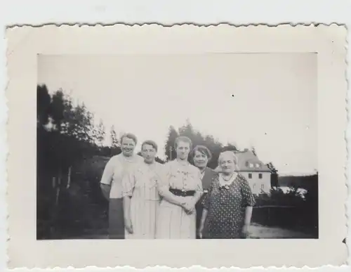 (F12938) Orig. Foto Frauen, Gruppenbild im Freien 1937