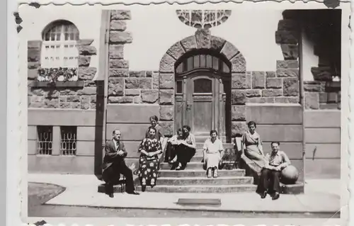 (F12933) Orig. Foto Calw, Charlottenhöhe, Eingang der Lungenheilanstalt 1937