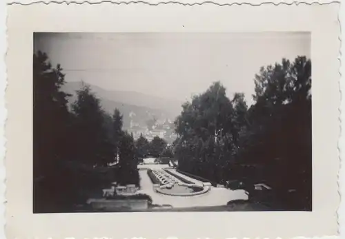 (F12928) Orig. Foto Baden-Baden, Blick zum Paradies 1937