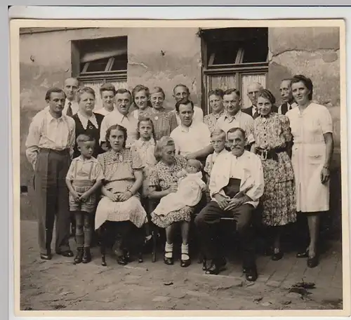 (F1292) Orig. Foto Personengruppe, Familienfoto