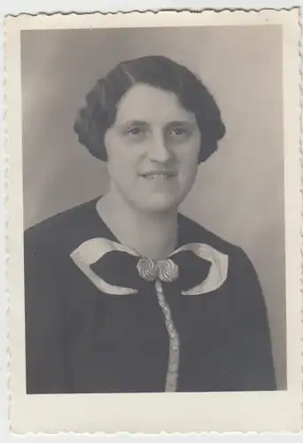 (F12891) Orig. Foto Porträt einer jungen Frau, Chemnitz 1936