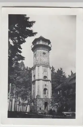 (F12873) Orig. Foto Aussichtsturm auf dem Scheibenberg 1935