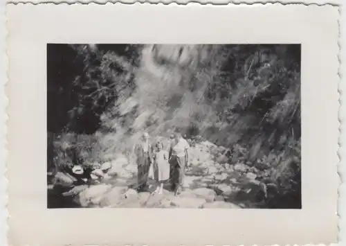 (F12841) Orig. Foto Personen im Freien, Wanderung 1934