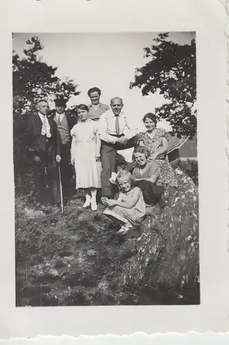 (F12755) Orig. Foto Familienausflug, Wanderung, 1933