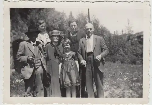 (F12734) Orig. Foto Familienausflug, Wanderung, 1933