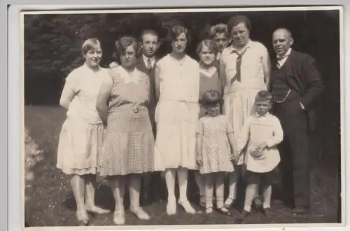 (F12730) Orig. Foto Familienausflug, Wanderung, Pfingsten 1930