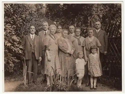 (F12717) Orig. Foto Gruppenbild im Freien 1931