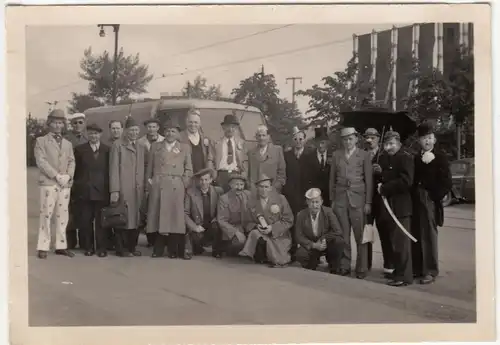 (F12637) Orig. Foto Fasching v. Lok Wahren Senioren i.d. Hospitalschänke Grimma