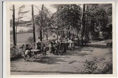 (F12604) Orig. Foto Rötha b. Leipzig, Ausflug d. Abt. Werkstoffprüfung 1954, Bie