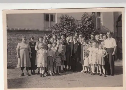 (F12587) Orig. Foto Eisenberg, Feier Goldene Hochzeit 1952, Gruppenbild