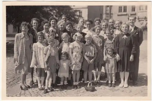(F12584) Orig. Foto Eisenberg, Feier Goldene Hochzeit 1952, Gruppenbild