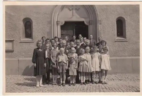 (F12582) Orig. Foto Eisenberg, Feier Goldene Hochzeit 1952, Gruppenbild