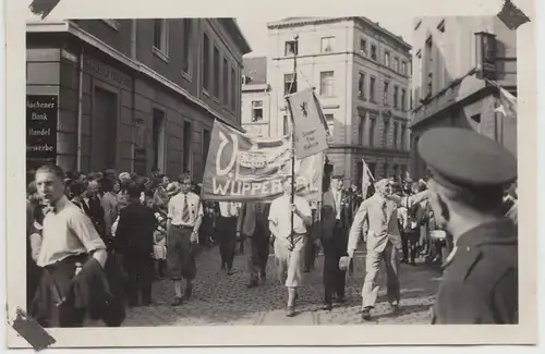 (F12434) Orig. Foto Festumzug Schulgruppenverband Berg. Land, Wuppertal 1931