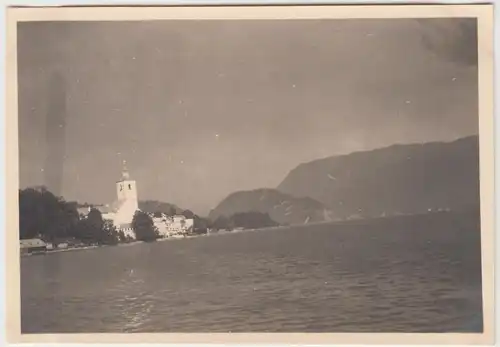 (F12366) Orig. Foto St. Wolfgangsee, Kirche 1930