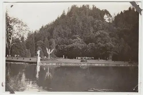 (F12348) Orig. Foto Salzburg, Schloss Hellbrunn, Blick zum Monatsschlössl 1930