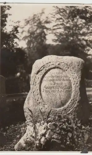 (F12292) Orig. Foto Grabstätte von Heinrich Steffen 1907 - 1926, Norddeutschland
