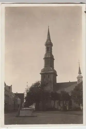 (F12263) Orig. Foto Kirche in Tönning 1929