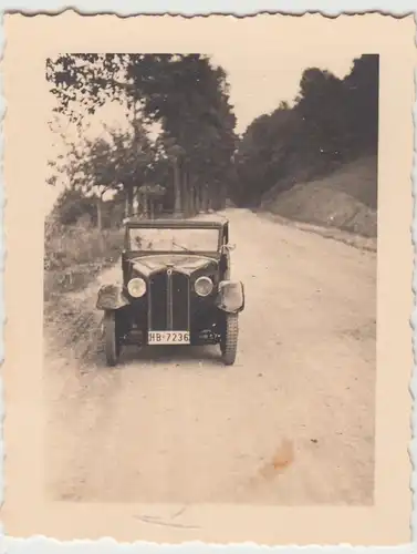 (F12192) Orig. Foto Automobil DKW auf der Straße 1930er