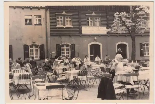 (F12080) Orig. Foto Sächsische Schweiz, HO Berghotel "Kuhstall" 1950/60er