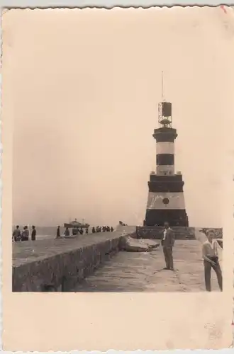 (F12073) Orig. Foto Urlaub in Constan?a 1950/60er, Leuchtturm