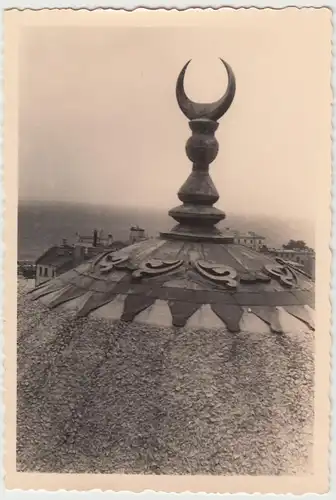 (F12070) Orig. Foto Urlaub in Constan?a 1950/60er, Kuppeldach einer Moschee