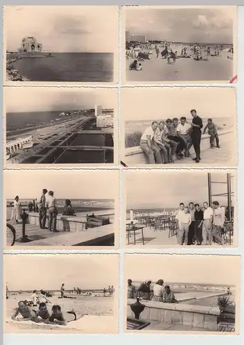 (F12061) 12x Orig. Foto Urlaub in Constan?a 1950/60er, Strandansichten