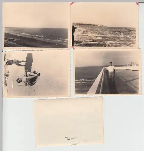 (F12061) 12x Orig. Foto Urlaub in Constan?a 1950/60er, Strandansichten