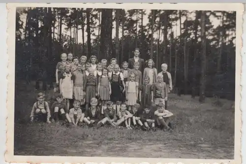 (F11913) Orig. Foto Gruppenbild d. KFL Huy b. Halberstadt 1951