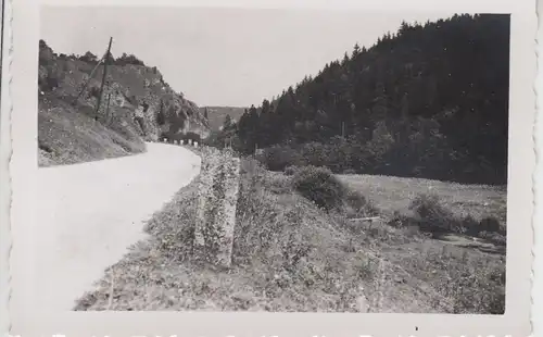 (F11816) Orig. Foto Felsengruppe Wallersberg im Kleinziegenfelder Tal 1940er