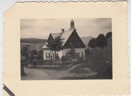 (F11726) Orig. Foto Geising, Wohnhaus von Fam. Büttner 1932