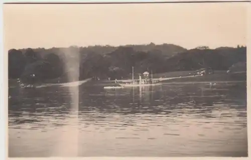 (F11688) Orig. Foto Pillnitz b. Dresden, Blick über die Elbe 1931