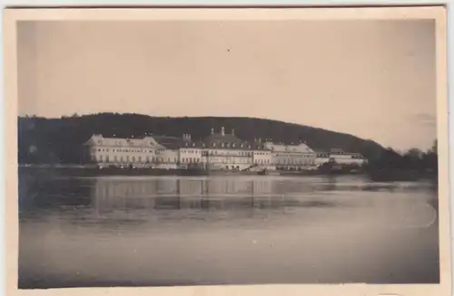 (F11687) Orig. Foto Pillnitz b. Dresden, Blick zum Schloss 1931