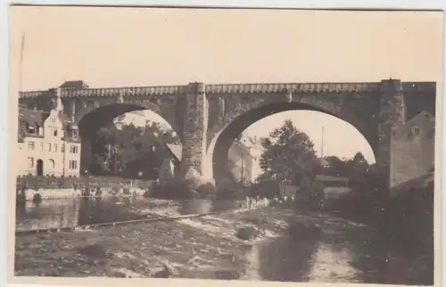 (F11670) Orig. Foto Bautzen, Kronprinzenbrücke 1930