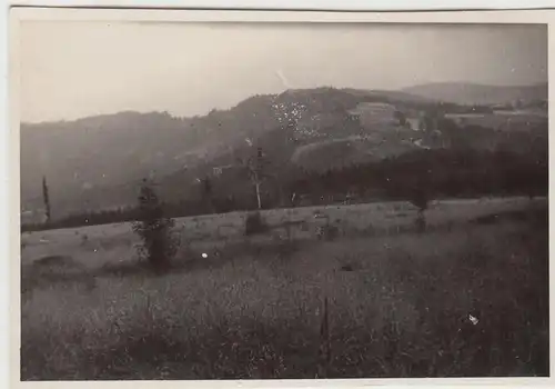 (F11650) Orig. Foto Zittauer Gebirge 1930, Bl.v. Hochwald n.d. Töpfer
