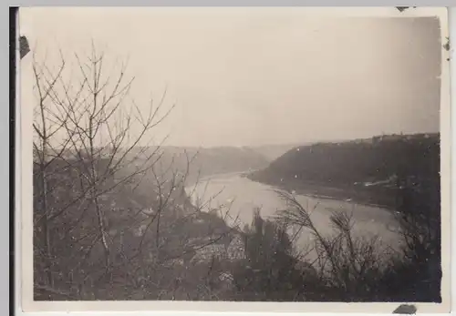 (F11609) Orig. Foto Pirna Posta, Blick v.d. Schönen Höhe 1930