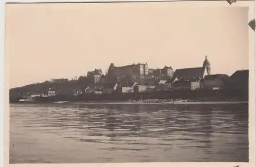 (F11607) Orig. Foto Pirna, Blick auf Schloss Sonnenstein 1930