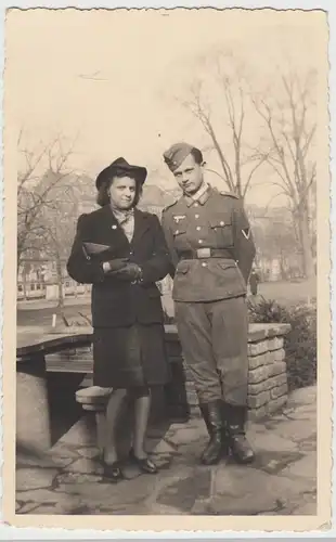 (F11512) Orig. Foto Köln, junger Wehrmacht-Soldat Georg Schmitter a.d. Spangenbe