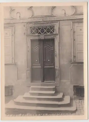 (F11089) Orig. Foto Neckarsteinach, Geburtshaus d. Patronella Spitz, Kirchenstr