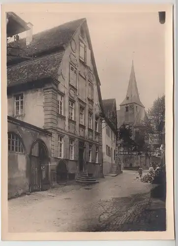 (F11088) Orig. Foto Neckarsteinach, Geburtshaus d. Patronella Spitz, Kirchenstr