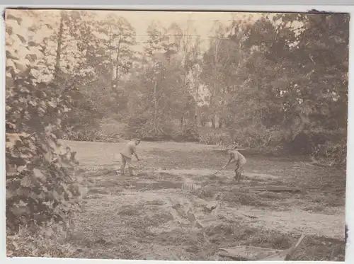 (F11080) Orig. Foto Rudawa, Soldaten beim Fischen 1914-18