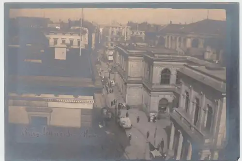 (F11046) Orig. Foto Hamburg, Straßenpartie "Büro Schneider" 1913