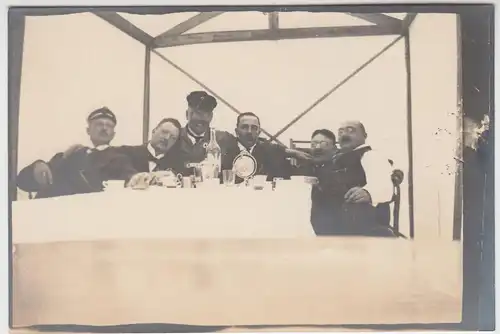 (F11036) Orig. Foto Karlstad, Picknick nach einer Bootsfahrt 1913